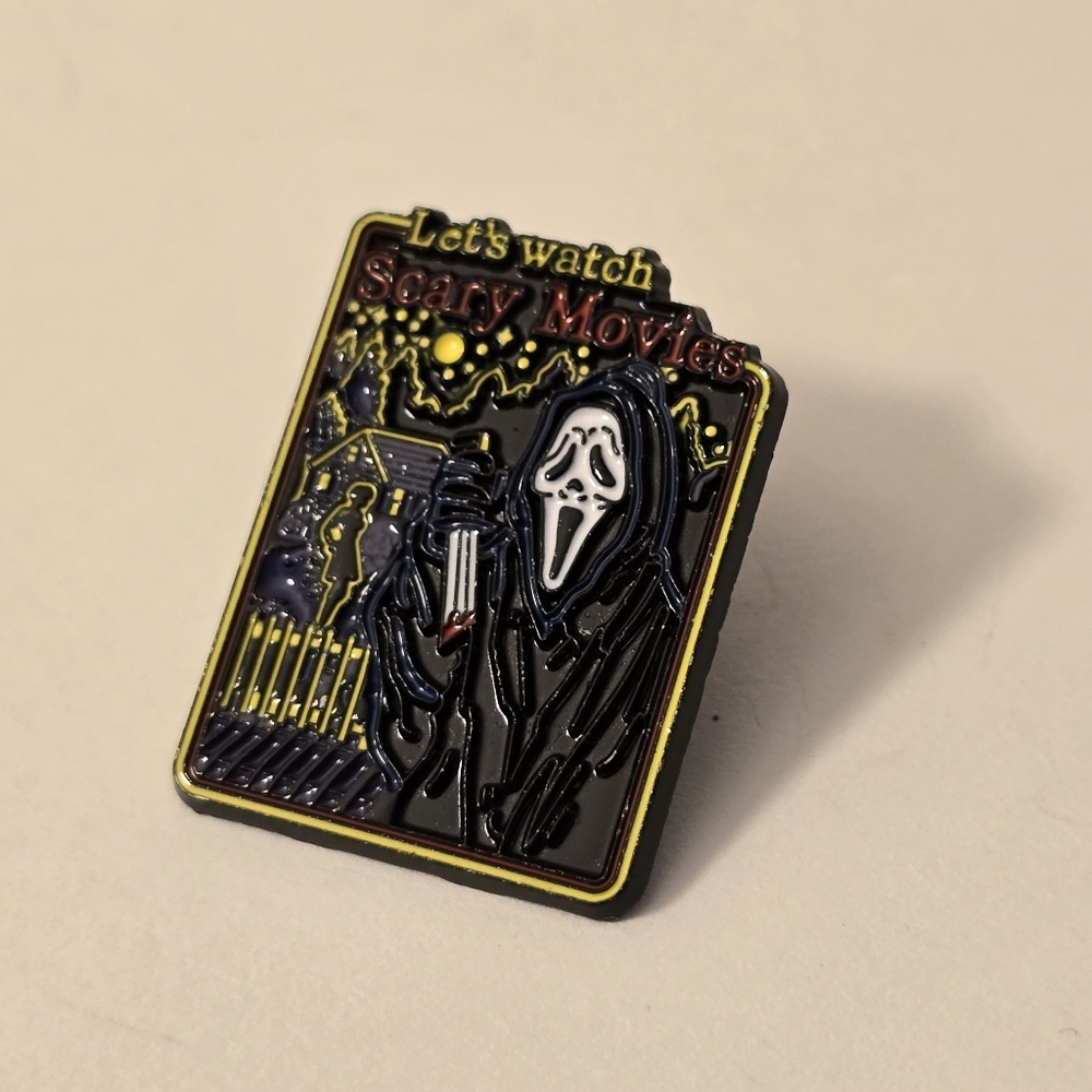 Scream Movie Enamel Pin